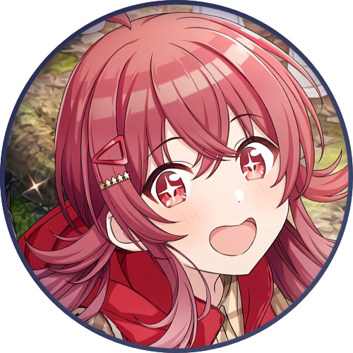 circular icon of kaho komiya from the idolmaster