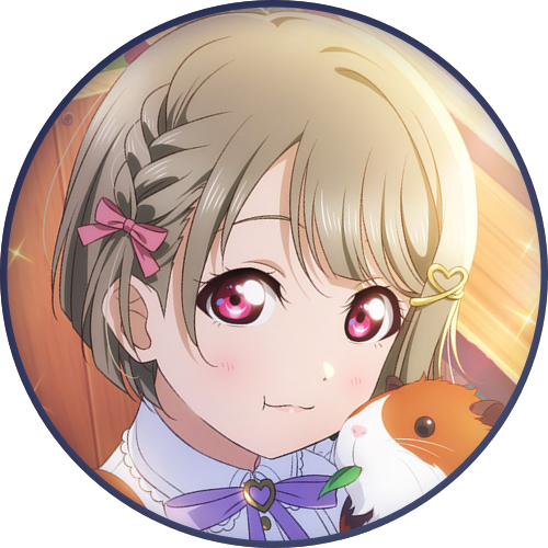 circular icon of kasumi nakasu from love live!